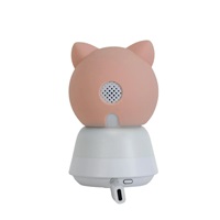 EVOLVEO Baby Monitor LUX, Chytrá 360° videochůvička s nočním viděním, detekcí pláče a pohybu, růžová