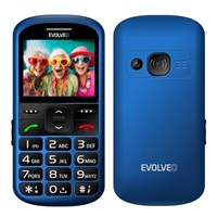 EVOLVEO EasyPhone XS, mobilní telefon pro seniory, modrá