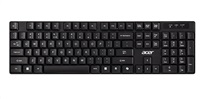 ACER Wireless klávesnice 2,4GHz RF, AKR110, dosah až 10 m, membránové klávesy, životnost až 5 mil. úhozů, voděodolná
