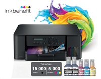 BROTHER multifunkce inkoustová DCP-T530DW - A4 128MB 2400x600 16ppm USB 2.0. WIFI - INKTANK, INK BENEFIT
