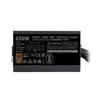 Cooler Master zdroj MWE Bronze 650W V3, 120mm, 80+ Bronze