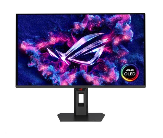 ASUS LCD ROG Strix OLED XG27AQDPG, 26.5" 2560x1440, 300nits, 500hz, 0,03ms, 178/178, DP, HDMI, USB, Audio, VESA, Black