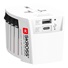 BAZAR - SKROSS cestovní adaptér MUV USB, USB A+C, univerzální pro 150 zemí - Poškozený obal (Komplet)