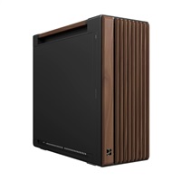 ASUS case PROART PA602 WALNUT WOOD MODERN METAL, Mid Tower, černá