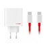 OnePlus SUPERVOOC 80W GaN Dual USB-A + USB-C Cestovní Nabíječka + USB-C/USB-C Kabel White