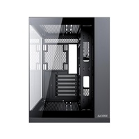 1stCOOL skříň DREAMER, Mid Tower, AU, USB 3.0, USB-C, 3x 120mm ARGB Fan, černá