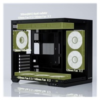 1stCOOL skříň DREAMER, Mid Tower, AU, USB 3.0, USB-C, 3x 120mm ARGB Fan, černá