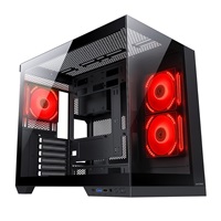 1stCOOL skříň DREAMER, Mid Tower, AU, USB 3.0, USB-C, 3x 120mm ARGB Fan, černá