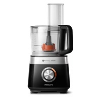 BAZAR - Philips Viva Collection HR7530/10 kuchyňský robot, 850 W, 2 rychlosti + puls, černá - poškozený obal