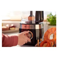 BAZAR - Philips Viva Collection HR7530/10 kuchyňský robot, 850 W, 2 rychlosti + puls, černá - poškozený obal