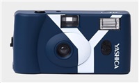 YASHICA MF-1 Snapshot Art Camera (Prussian Blue) - analogový fotoaparát