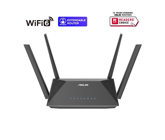 ASUS RT-AX52 Pro (AX3000) Router, Dual Band WiFi 6, Extendable Router