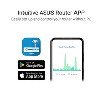 ASUS RT-AX52 Pro (AX3000) Router, Dual Band WiFi 6, Extendable Router