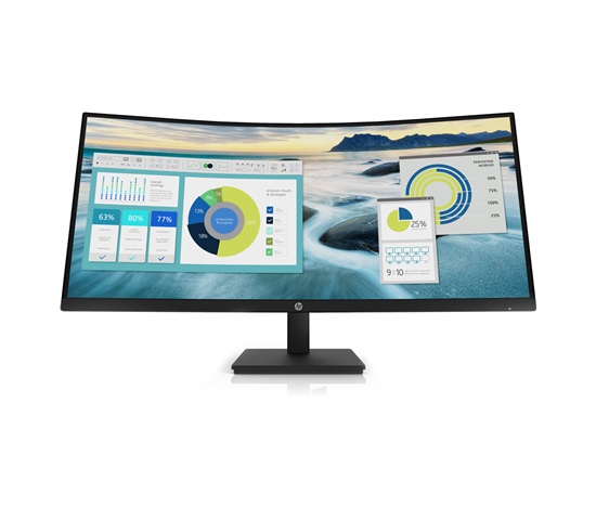 HP LCD P34hc 34" širokouhlý VA (3440x1440, 5ms, 250nits, 3500:1,DP, HDMI, USB-C(DP, 65W out),USB 3.2 4x, 3w Repro