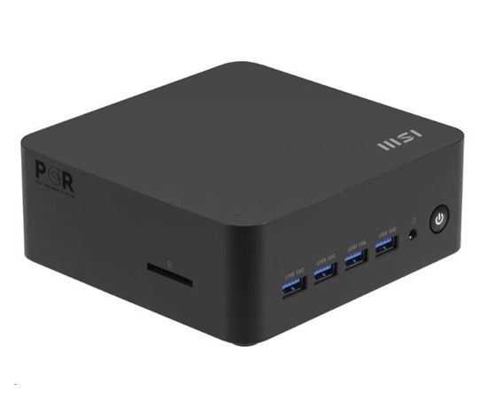 MSI PC Cubi Z AI 8M-006BEU, R7 8845HS, N/A, N/A SSD, N/A, No OS, Black