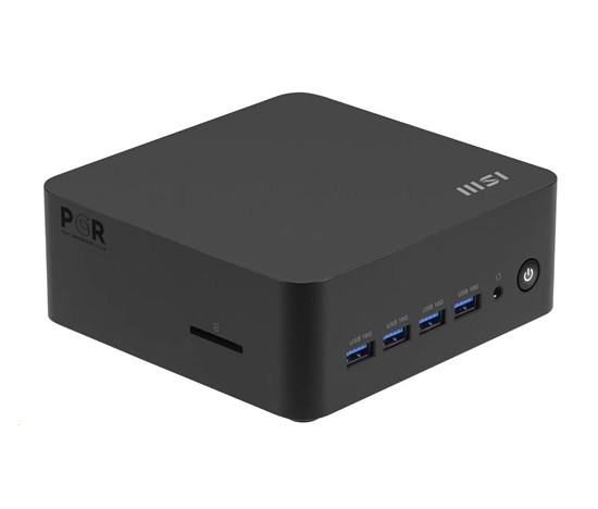 MSI PC Cubi Z AI 8M-008BEU, R5 8645HS, N/A, N/A SSD, N/A, No OS, Black