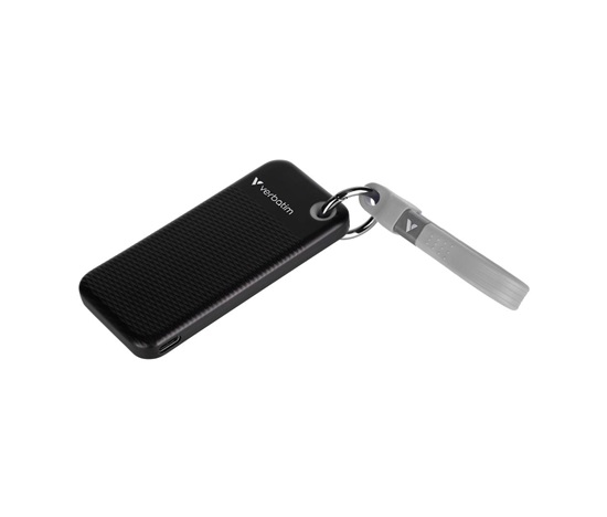 VERBATIM Externí SSD Pocket SSD 2TB, USB-C 3.1, černá/šedá