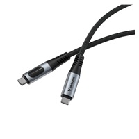VERBATIM Kabel USB-C Sync & Charge, 100W, s displejem, 120cm