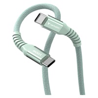 VERBATIM Kabel USB-C Sync & Charge, 100W, Magnetický, 120cm, zelená