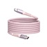 VERBATIM Kabel USB-C Sync & Charge, 100W, Magnetický, 120cm, růžová