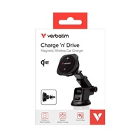 VERBATIM Nabíječka do auta Charge´n´Drive, Magnetická, Bezdrátová, Qi2, RGB