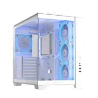 ASUS Case A32 PLUS TG ARGB, ATX, Průhledná bočnice, 4x 120mm ARGB Fan, Bílá