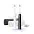 Philips Sonicare 6500 Gentle clean sada elektrických zubních kartáčků, 2 kusy, černá a bílá