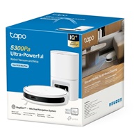 TP-Link Tapo RV20 Max Plus robotický vysavač s mopem a stanicí (LiDAR, 2,4 GHz, BT, bílý)