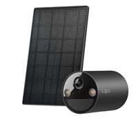 TP-Link Tapo C411 KIT venkovní kamera, solární panel (3MP, 2K QHD, 1296p, IR 9m, WiFi, micro SD card, IP65)