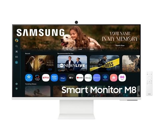 SAMSUNG MT LED LCD 32" Smart Monitor M8 (M80F) VA, UHD, 60hz, 4ms, hdmi, usb-c, speaker, pivot