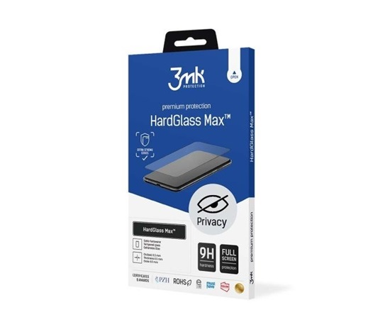 3mk tvrzené sklo HardGlass Max Privacy pro Apple iPhone X/XS/11 Pro Black