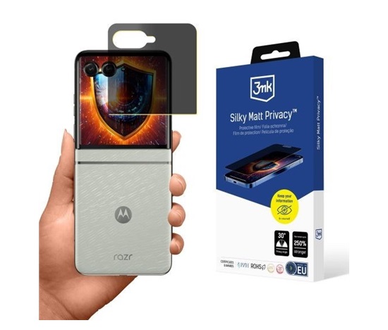 3mk ochranná folie Silky Matt Privacy pro Motorola Razr 60