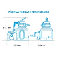 BAZAR - Marimex ProStar 6000 písková filtrace - Poškozený obal (Komplet)