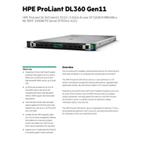 HPE PL DL360g11 5515+ (3.2/8C/165W) 1x32G (p64706) MR408i-o/4G 8-10SFF 1x1000W 2x10G-T NBD333 1U P70541-421 RENEW