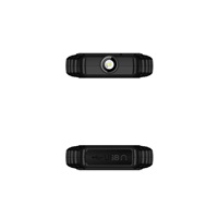 EVOLVEO StrongPhone Q1, vodotěsný odolný Dual SIM telefon, černý