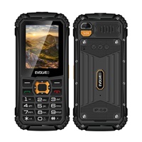 EVOLVEO StrongPhone Q1, vodotěsný odolný Dual SIM telefon, černo-oranžový