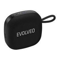 EVOLVEO TopSound, bezdrátový vodotěsný bluetooth reproduktor s rádiem, černý