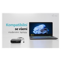 i-tec USB-C Dual HDMI Docking Station, Power Delivery 100W