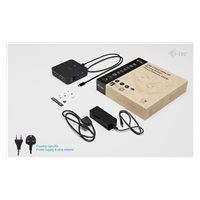 i-tec USB-C DP Dual HDMI Docking Station, PD 100W + Universal Charger 100W