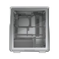 Cooler Master case MasterFrame 500 Mesh Silver, Průhledná bočnice, ATX, 2x 200mm Fan, 1x 120mm Fan, Šedá