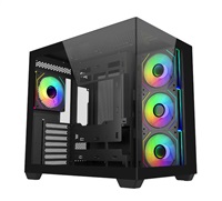 Cooler Master case Elite 681, ATX, Průhledná bočnice, 4x 120mm ARGB Fan, Černá