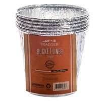 Traeger jednorázová hliníková vložka do kbelíku, 5 kusů
