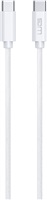 WG - Datový kabel Type-C na Type-C, 2 metry, 3A, 60W, bílá