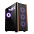 1stCOOL skříň G6 Noble, Mid Tower, ATX, AU, Průhledná Bočnice, 4x 120mm ARGB Fan, Černá