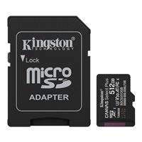 Kingston MicroSDXC karta 512GB Canvas Select Plus, U3, V30, A1, SD Adaptér