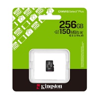 Kingston MicroSDXC karta 256GB Canvas Select Plus, U1, V10, A1