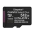 Kingston MicroSDXC karta 512GB Canvas Select Plus, U3, V30, A1
