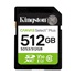 Kingston SDXC karta 512GB Canvas Select Plus, U1, V10, A1