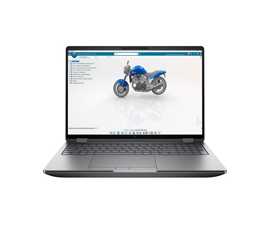 HP NTB Zbook Fury 16 G1i Ultra 7 255HX, RTX PRO 1000 8GB Bl, 32GB, 2x512GB,WUXGA 400n,WiFi7,BT,FpR,SCR,Win11Pro,5y ons