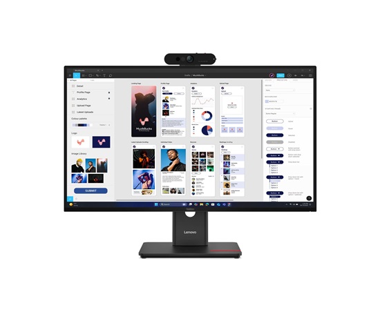 LENOVO LCD T32UD-40+MC60 - 31.5",IPS,16:9,3840x2160,60Hz,350cd/m2,1500:1,4ms(GtG),HDMI,DP,USB Hub,USB-C,RJ45,Pivot